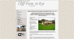 Desktop Screenshot of cliff-farm.co.uk